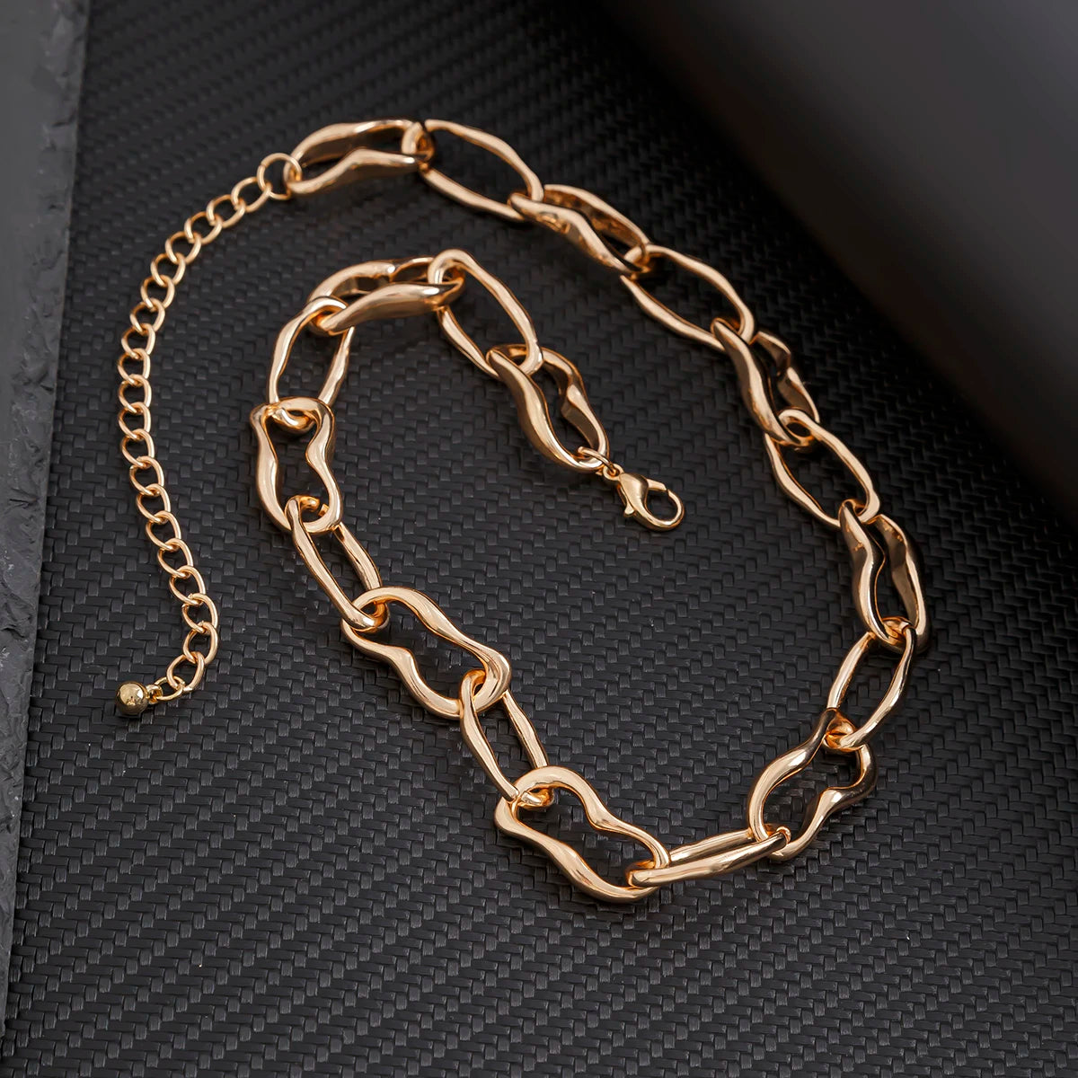 Hiphop Irregular O Chain Necklace •S6454