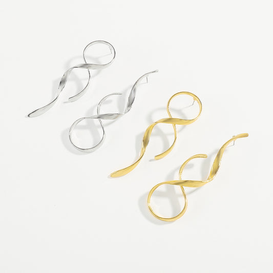 minimalist geometric surround earrings •C6068