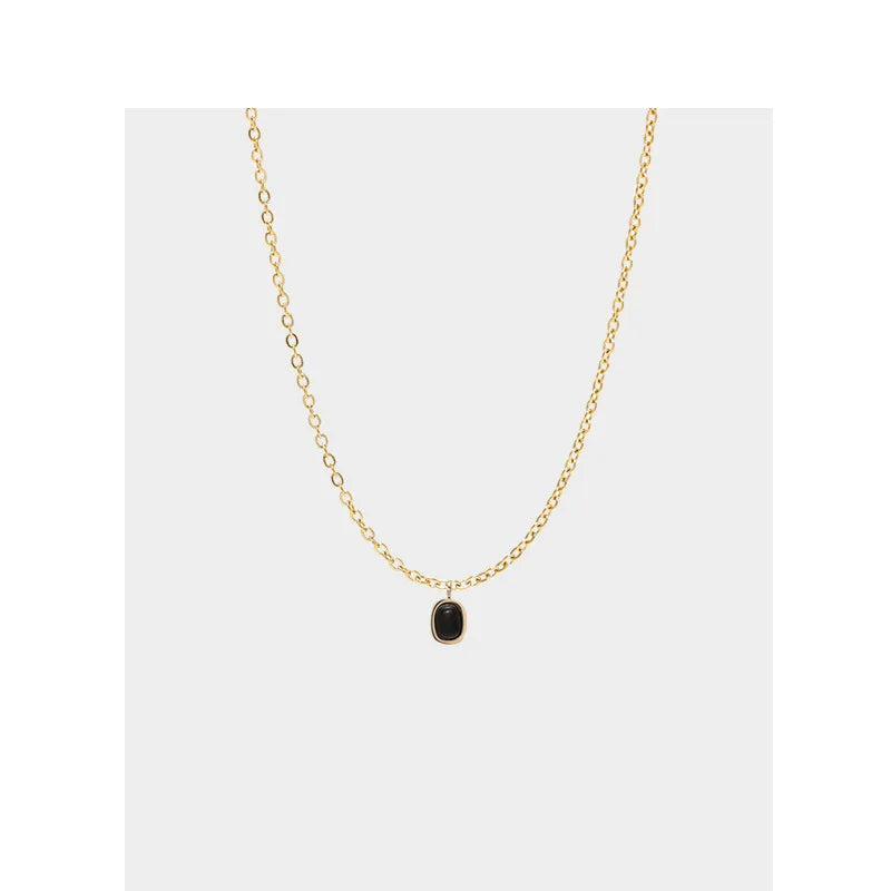 Agate Pendant Necklace-Simple Korean •S1396