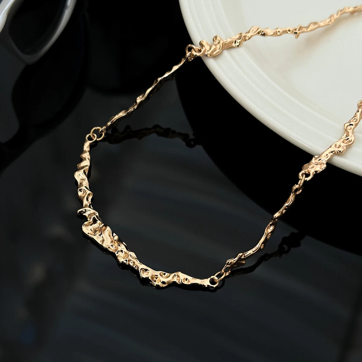 Irregular Bone Chain Necklace •S8705